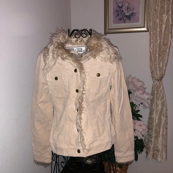 🌊🌊VINTAGE Buttery tan RARE CORDUROY JACKET🧥 - Picture 1 of 4